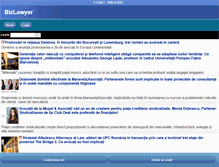Tablet Screenshot of bizlawyer.ro